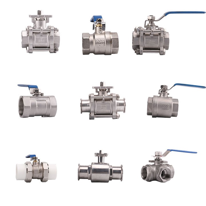 Stainless Steel Ball Valve Series Valve Manufacturer SS 304 316L NPT Pull Handle Female Thread Stainless Steel Ball Valve